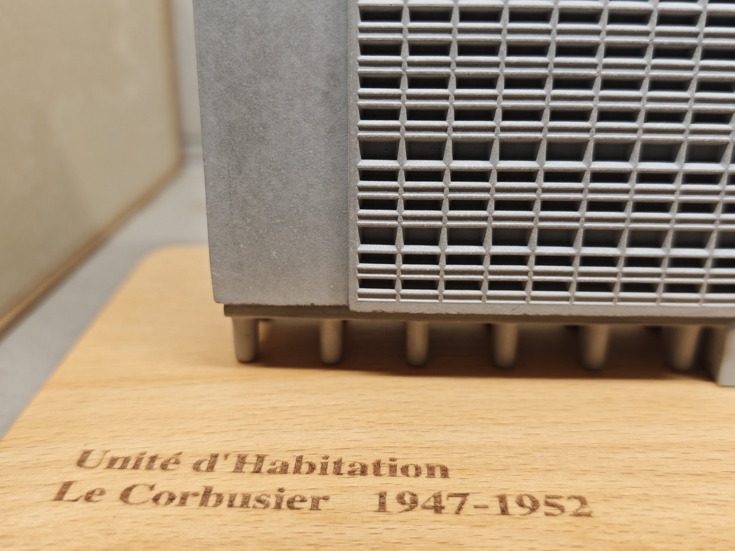 Unite d Habitation Marseille Concrete Model by Myron Design