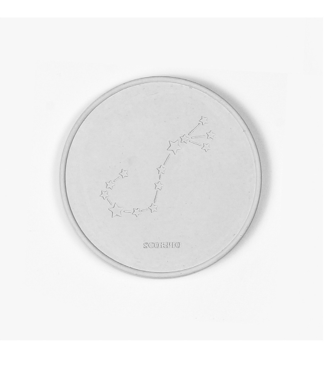 12 Zodiac Concrete Coaster Set - Handcrafted Cement - Image 9