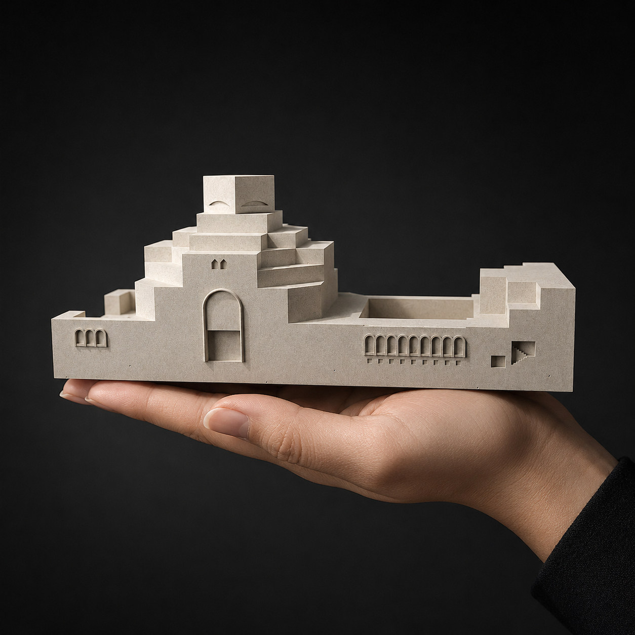 Museum of Islamic Art Doha - I.M. Pei Concrete Model - Image 10