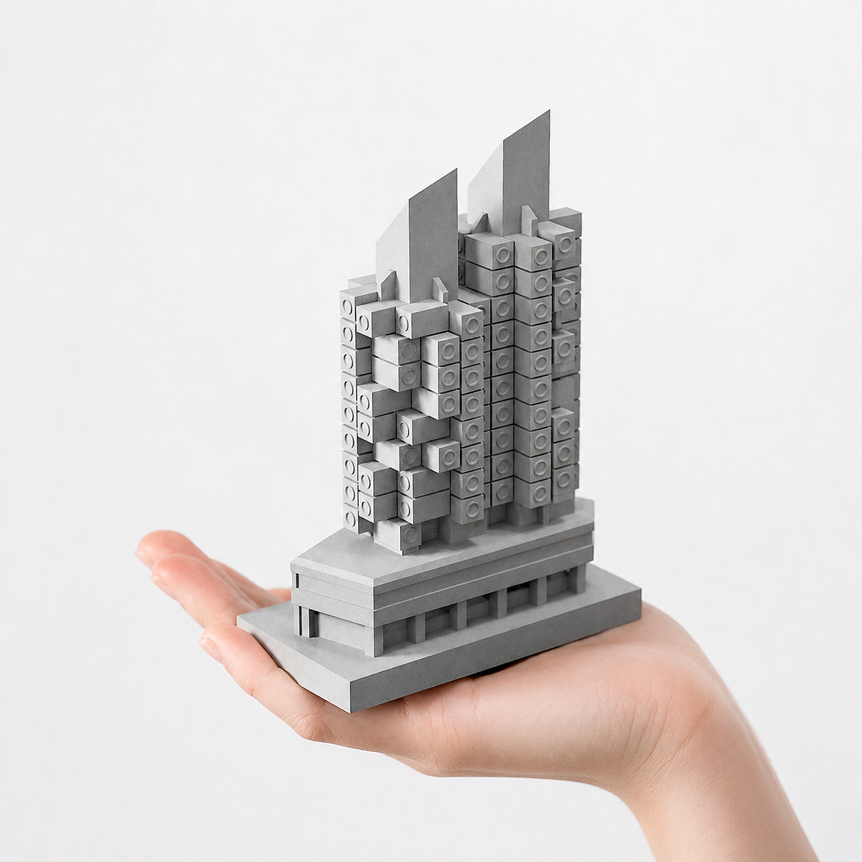 Nakagin Capsule Tower Concrete Model - Kisho Kurokawa - Image 10