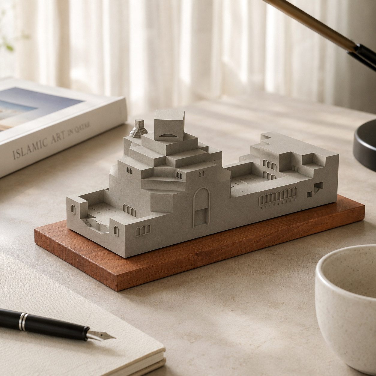 Museum of Islamic Art Doha - I.M. Pei Concrete Model - Image 12