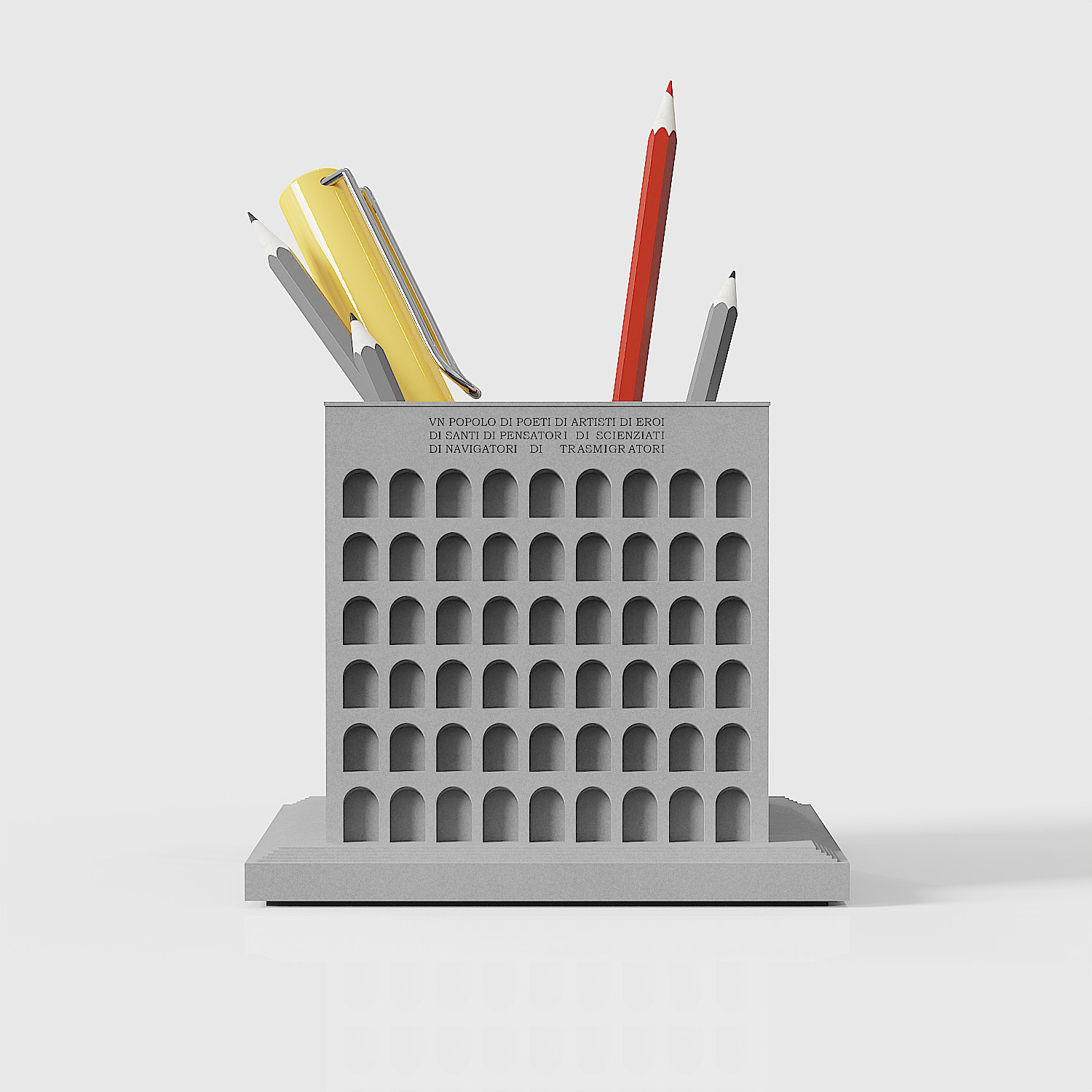 Palace of Italian Civilization Concrete Model by Myron Design