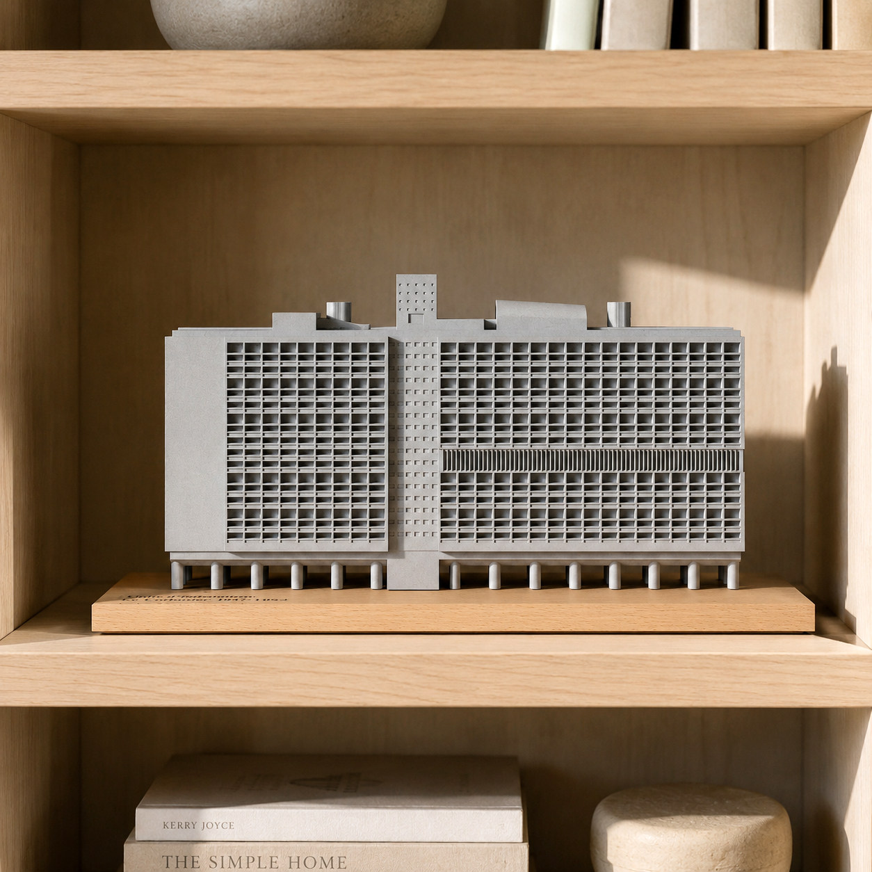 Unite d Habitation Marseille Concrete Model by Myron Design
