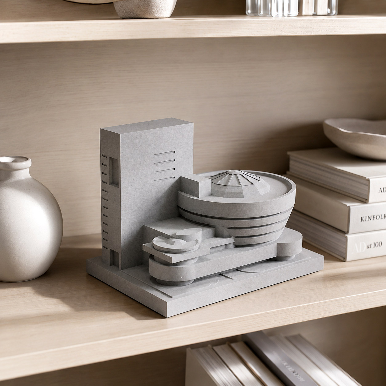 Guggenheim Museum Concrete Architectural Model by Myron Design