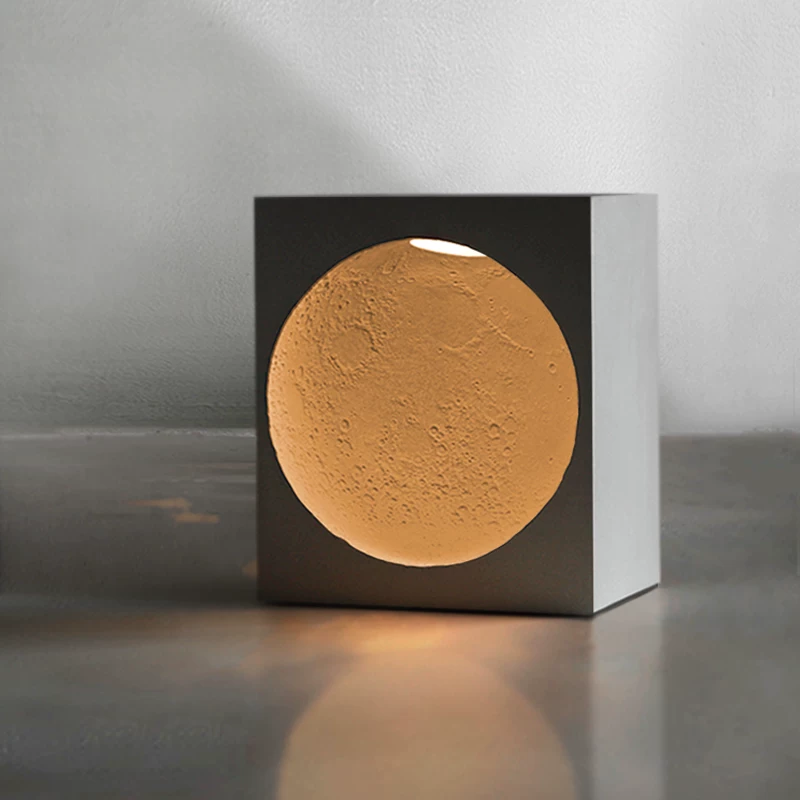 Moon Surface Concrete Ambient Night Light - view 4