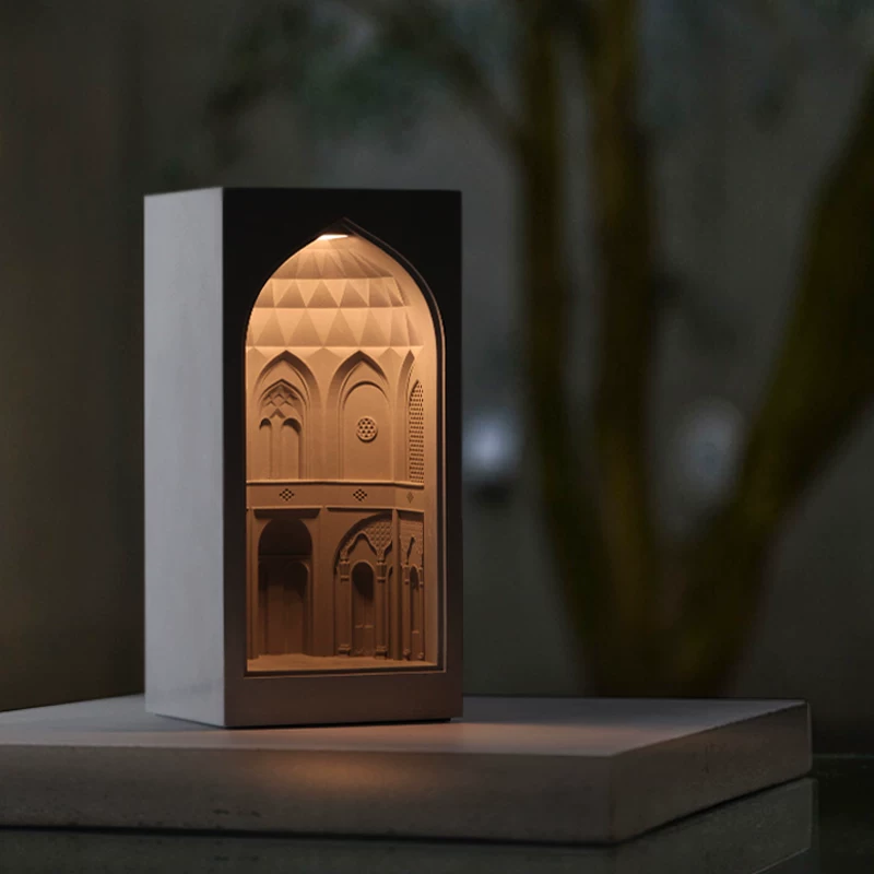 Persian Garden Concrete Table Lamp - view 4