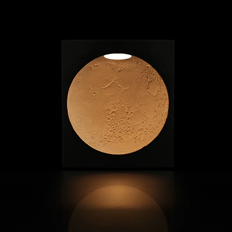 Moon Surface Concrete Ambient Night Light - view 3