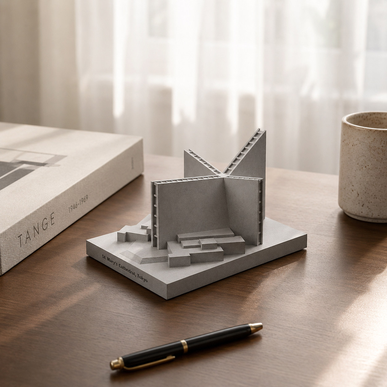 St Marys Cathedral Concrete Architectural Model by Myron Design