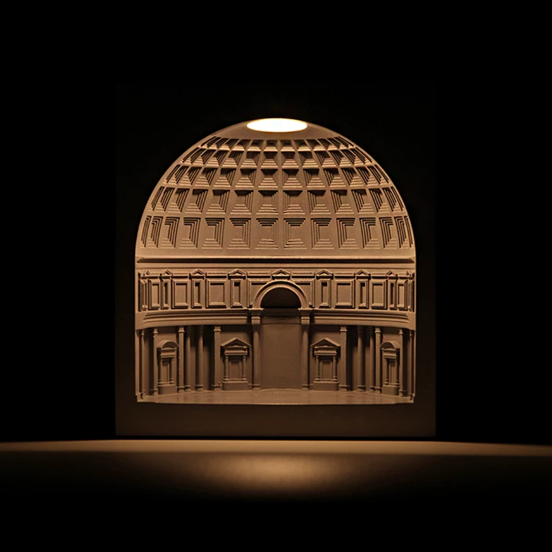 Pantheon Concrete Architectural Night Light - view 4