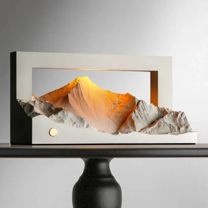 Golden Mountain II Concrete Aroma Lamp - view 1
