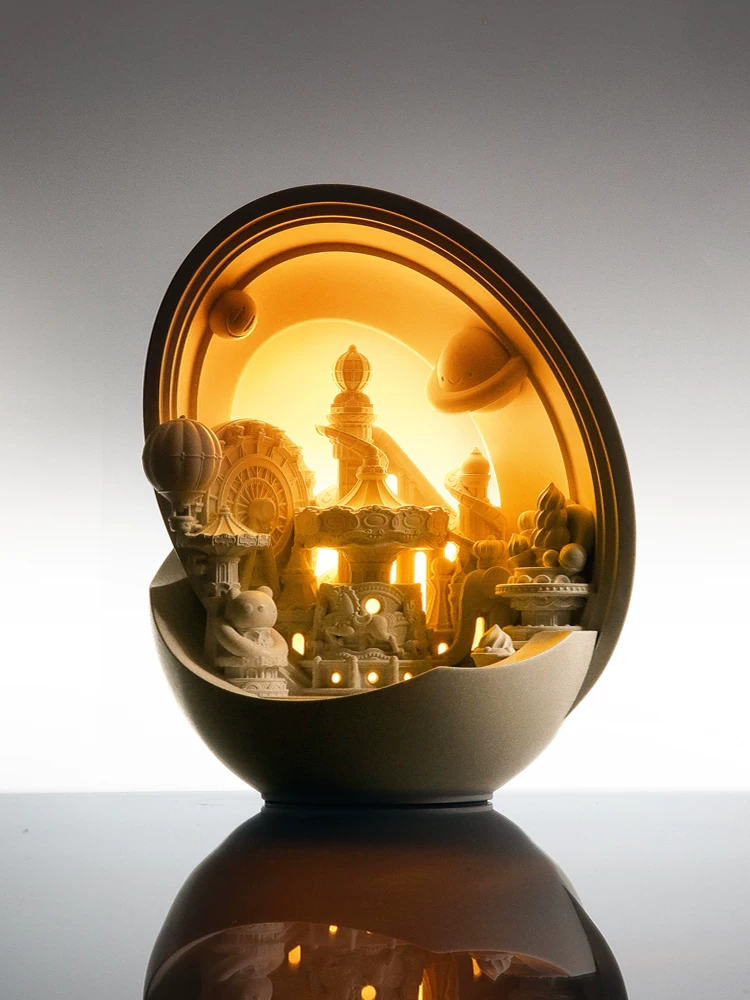 Wonderland Concrete Aroma Night Light - view 2