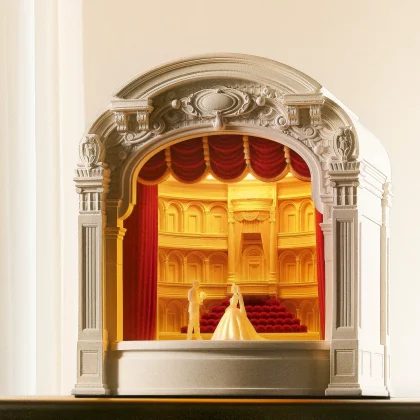 Romance Theatre Concrete Aroma Lamp - view 1