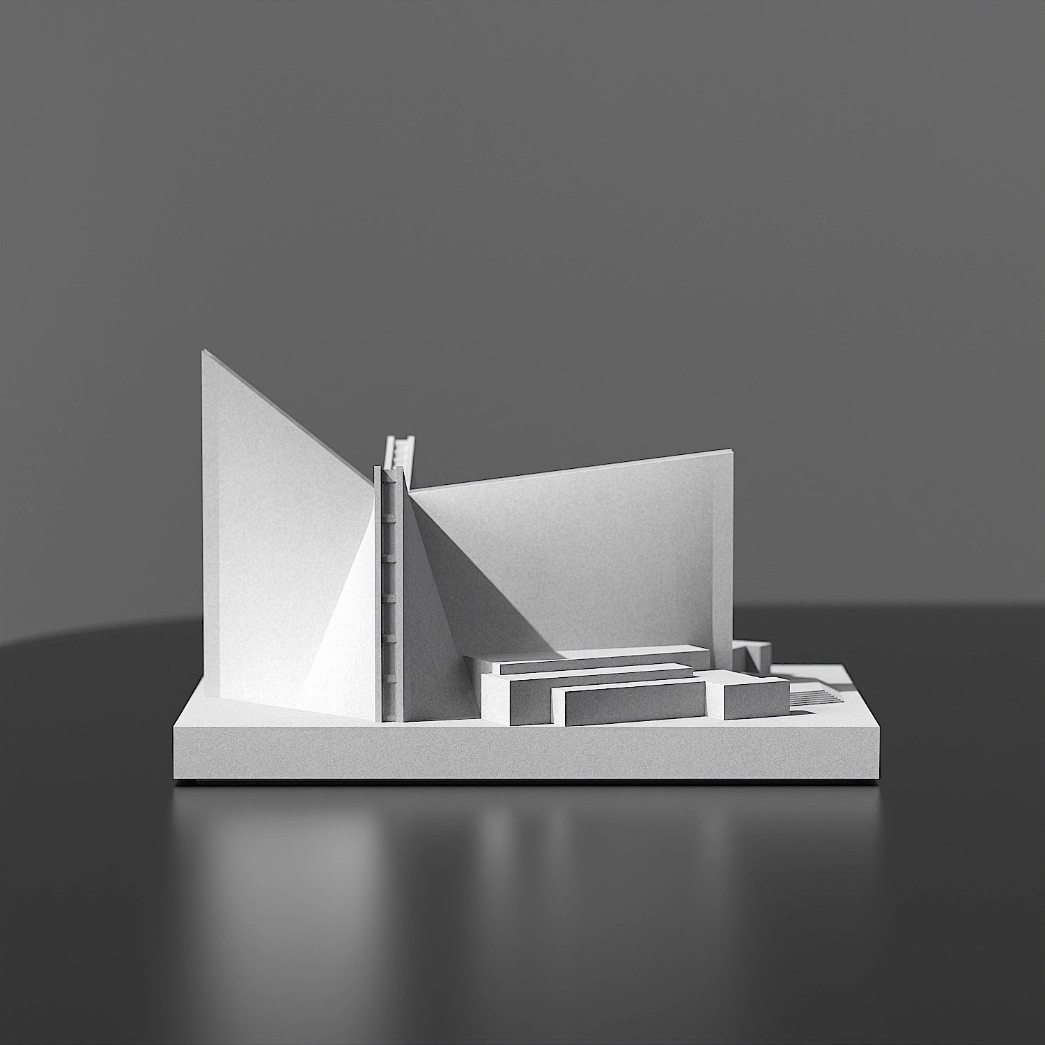 St Marys Cathedral Concrete Architectural Model by Myron Design