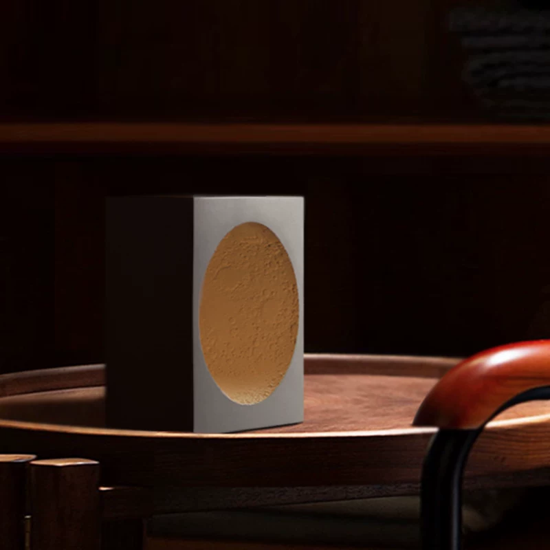 Moon Surface Concrete Ambient Night Light - view 1