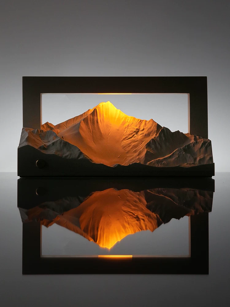 Golden Mountain II Concrete Aroma Lamp - view 2