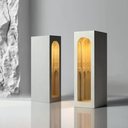 Cathedral Vault Concrete Night Light - view 1